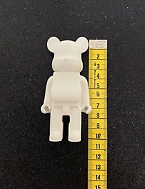 Мишка в стиле bearbrick  10см.